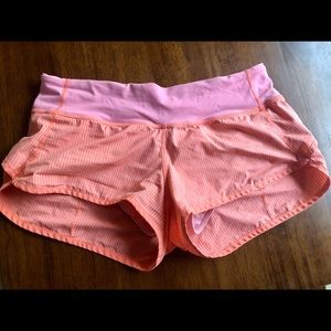 Lululemon shorts- striped